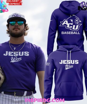 Acu Baseball Jesus Won 2025 All Over Print Hoodie, 3D Hoodie