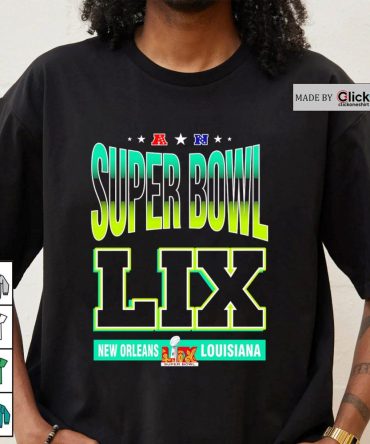 Afc Nfc Super Bowl Lix New Orleans Louisiana Logo Shirt