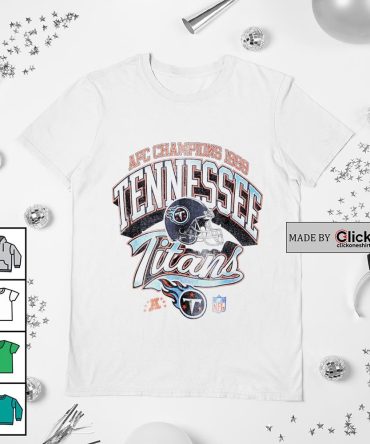 Afc Champions 1999 Tennessee Titans Retro Shirt