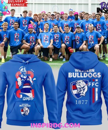 Afl Western Bulldogs Adam Treloar 250 Games Hoodie