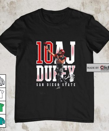 Aj Duffy San Diego State Aztecs Signature Shirt