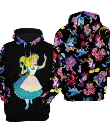 Aiw Hoodie Alice And Dn Character Hoodie Black Unisex