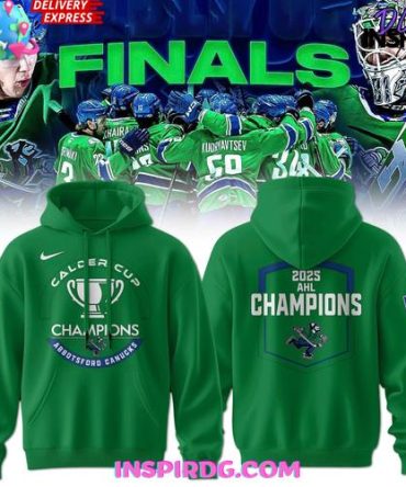 Abbotsford Canucks Calder Cup Champions 2025 Special All Over Print Hoodie