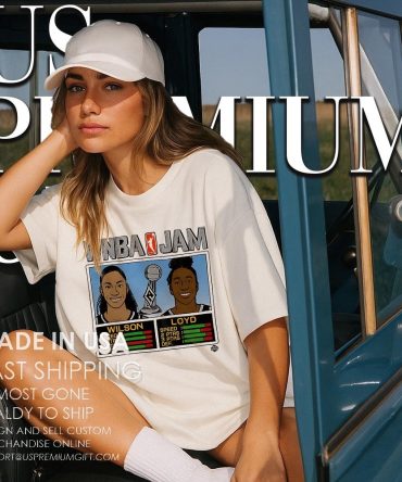 Aces Wilson And Loyd Wnba Jam Aces 2025 Champions Shirt