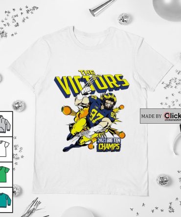Aidan Hutchinson Michigan Wolverines The Victors 2023 Big Ten Champs Shirt