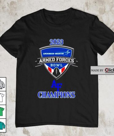 Air Force Falcons 2023 Lockheed Martin Armed Forces Bowl Champions Shirt