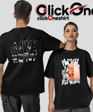 A'Ja Wilson Mvp 2025 Wnba Signature Two-Sided T-Shirt