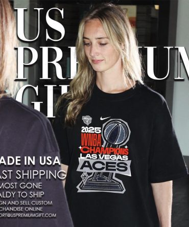 A'Ja Wilson Wearing Las Vegas Aces Basketball 2025 Wnba Champions Three Of A Kind Trophy Shirt