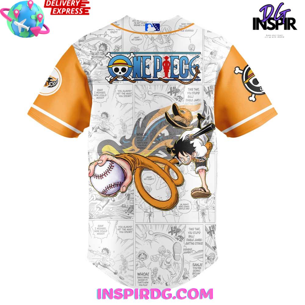 Akron Rubberducks X One Piece Night Game 2025 Baseball Jersey - Image 3