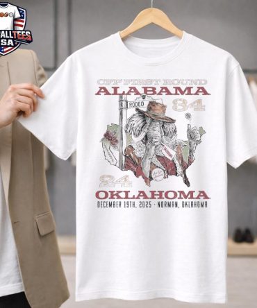Alabama 34 24 Oklahoma Cfp First Round December 18Th 2025 Norman Oklahoma Unisex Shirt