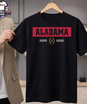 Alabama Coach Black Cfp 2025 2026 Unisex Shirt
