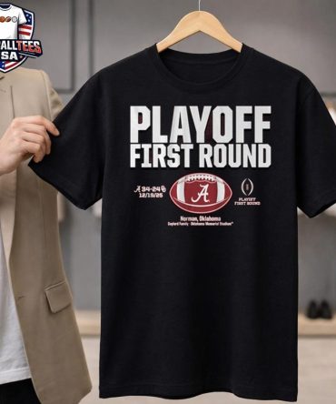 Alabama Crimson Tide 2025 Cfp First Round Winner T-Shirt