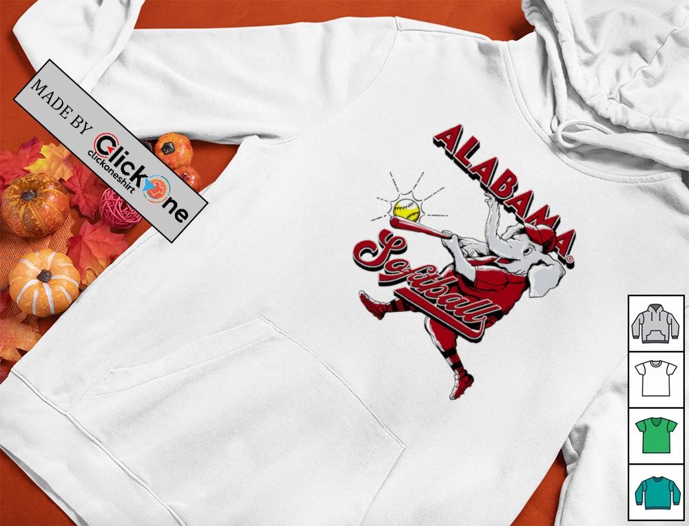 Alabama Crimson Tide Big Al Elephant Abby Duchscherer Softball Shirt - Image 2