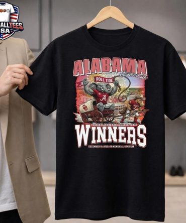 Alabama Crimson Tide College Playoffs Winners Beat Oklahoma Sooners 2025 Unisex Shirt