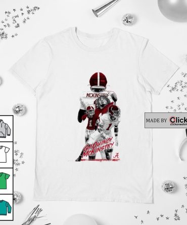 Alabama Crimson Tide Ga'Quincy Mckinstry Bama Football Shirt