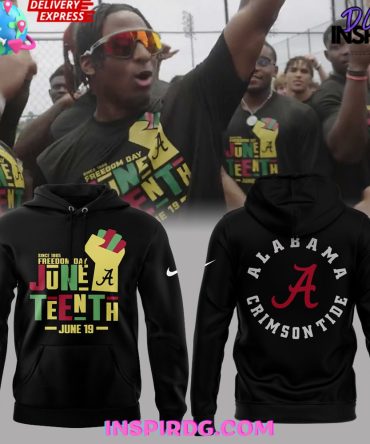 Alabama Crimson Tide Juneteenth Freedom Day Hoodie