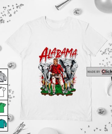 Alabama Crimson Tide Nick Saban Elephants 6X Champions Shirt
