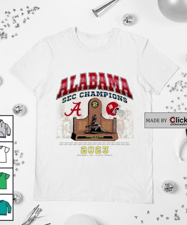 Alabama Crimson Tide Sec Champions University Of Alabama 2023 Champions Shirt