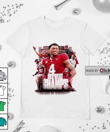 Alabama Crimson Tide Sec West Champions Poster Shirt