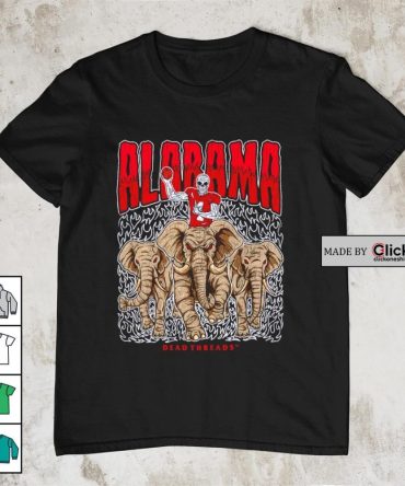 Alabama Crimson Tide Elephants Skeleton Shirt