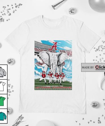 Alabama Crimson Tide National Champions 1925-2017 Elephant Shirt