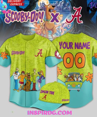 Customize Your Scooby-Doo X Alabama Jersey & Hat Set - Perfect Gift For Fans!