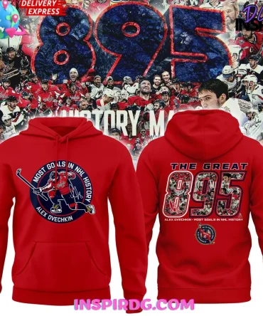 Alexander Ovechkin Washington Capitals Most Goals In Nhl History Special All Over Print Hoodie