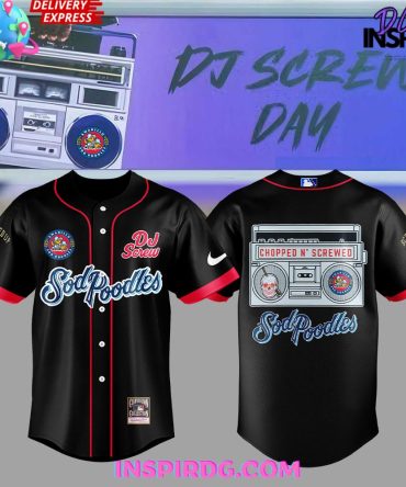 Amarillo Sod Poodles Dj Screw Special Baseball Jersey