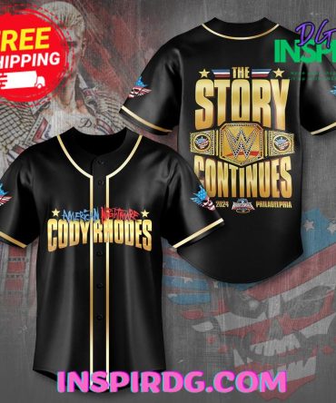 American Nightmare Cody Rhodes The Story Continues Baseball Jersey