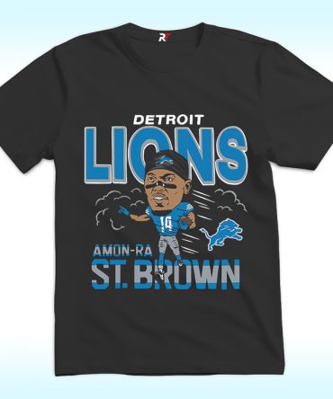 Amon-Ra St. Brown With Tape On Nose Shirt