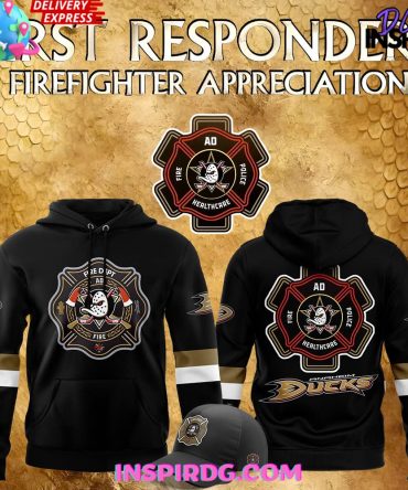 Anaheim Ducks Firefighter Appreciation Night Special Hoodie