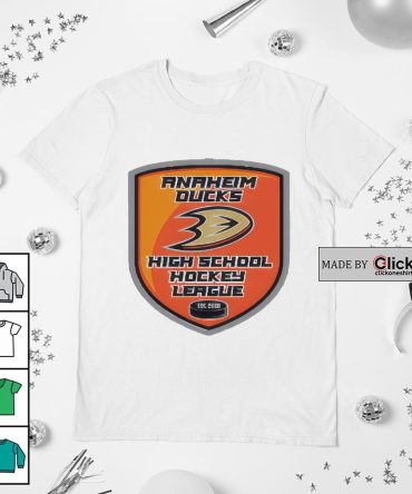Anaheim Ducks Ice High School Hockey League Shirt