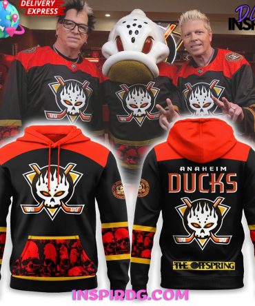 Anaheim Ducks X Offspring Special All Over Print Hoodie, 3D Hoodie