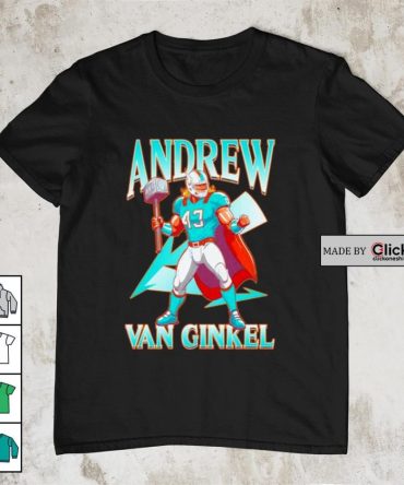 Andrew Van Ginkel Thor Themed Miami Dolphins Shirt