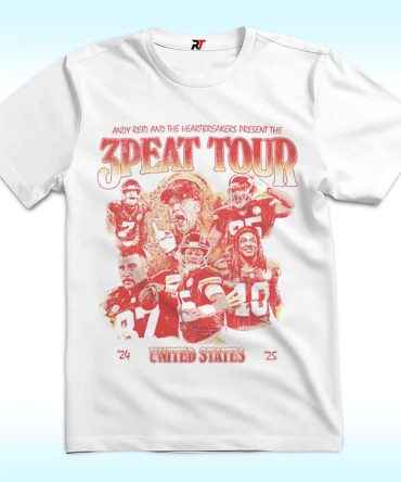 Andy Ried And The Heartbreakers Present The 3Peat Tour Shirt