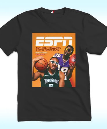Anthony Edwards Justin Jefferson Minnesota Timberwolves Vikings Espn Shirt