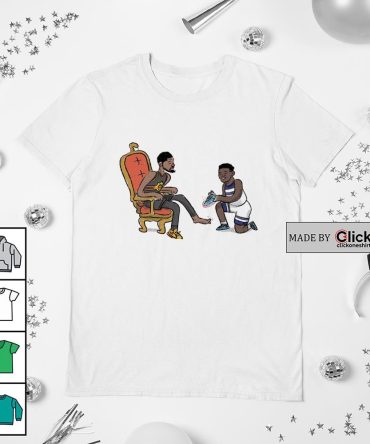 Anthony Edwards Kevin Durant Trying Shoe Cartoon Funny Shirt