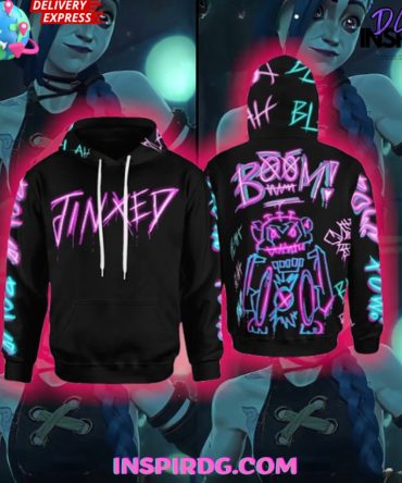 Arcane League Of Legends Jinxed Special All Over Print Hoodie, 3D Hoodie