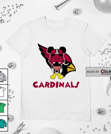 Arizona Cardinals Mickey Mouse Stormtrooper Logo Shirt