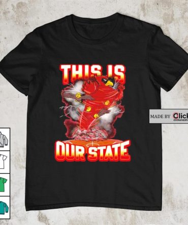 Arizona Cardinals This Is Our State Tornado Bird Shirt