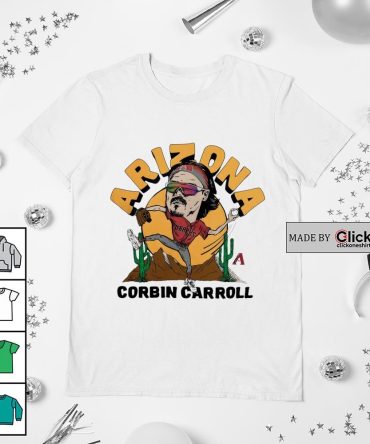 Arizona Diamondbacks Corbin Carroll Wearing Sunglass On Desert Shirt