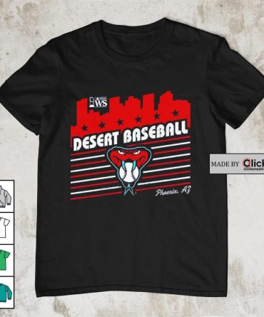 Arizona Diamondbacks Desert Baseball Snake Logo 2023 World Series Shirt