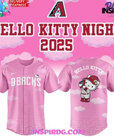 Arizona Diamondbacks X Hello Kitty Night 2025 Baseball Jersey