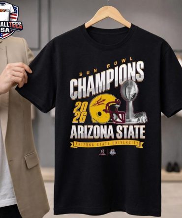 Arizona State Sun Devils Sun Bowl Champions Trophy 2026 Unisex Shirt