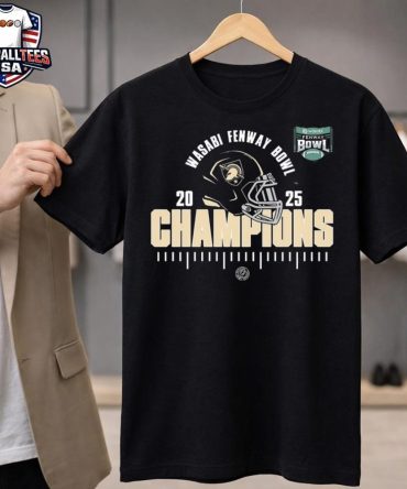 Army Black Knights 2025 Ncaa Football Wasabi Fenway Bowl Champions Helmet Logo Unisex Shirt