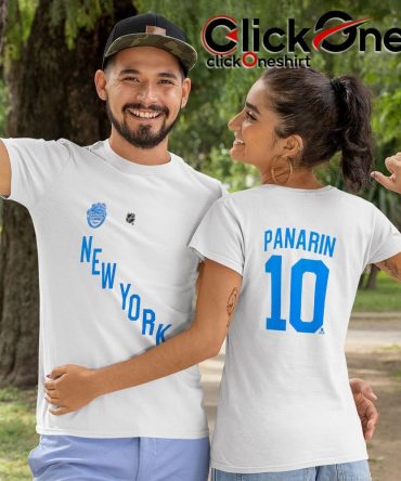 Artemi Panarin New York Rangers 2026 Nhl Winter Two-Sided T-Shirt