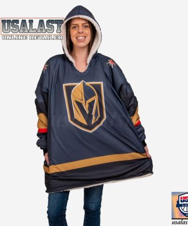 Vegas Golden Knights Nhl Fleece Hoodie Blanket
