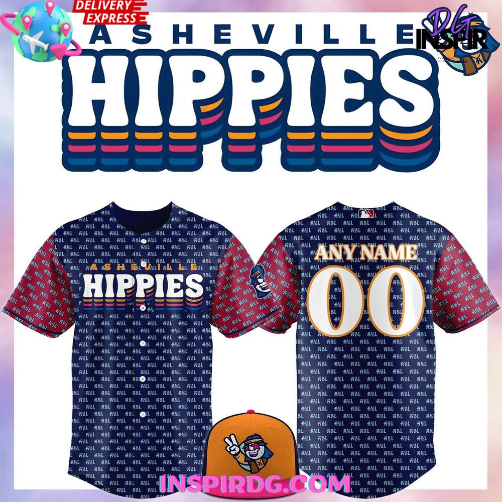 Asheville Tourists “Hippies” 2025 Jersey