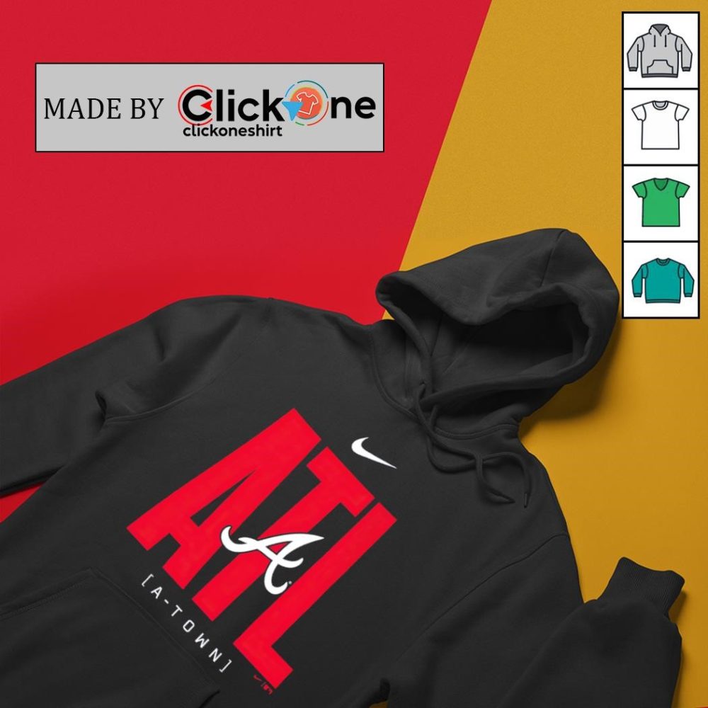 Atlanta Braves A-Town Nike Shirt - Image 2