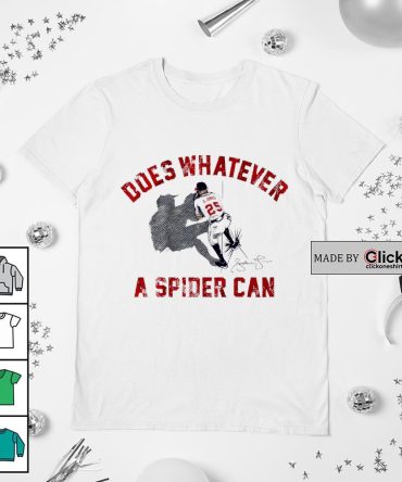 Atlanta Braves Andruw Jones Does Whatever A Spider Can Signature Shirt